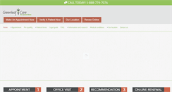Desktop Screenshot of greenleafclinics.com